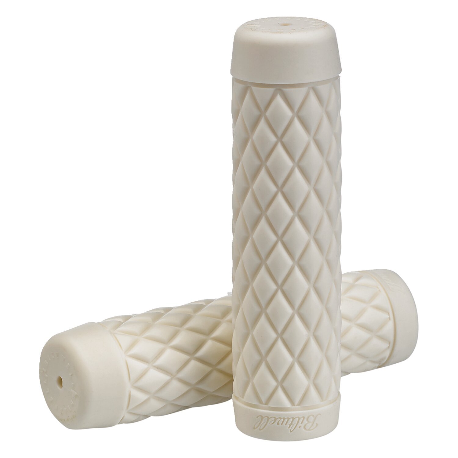Biltwell 1" TPV grips Torker, White