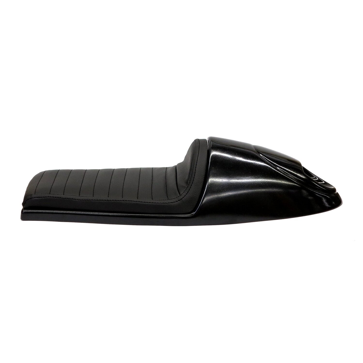 C-Racer universal Long Classic B seat, Black, Plain