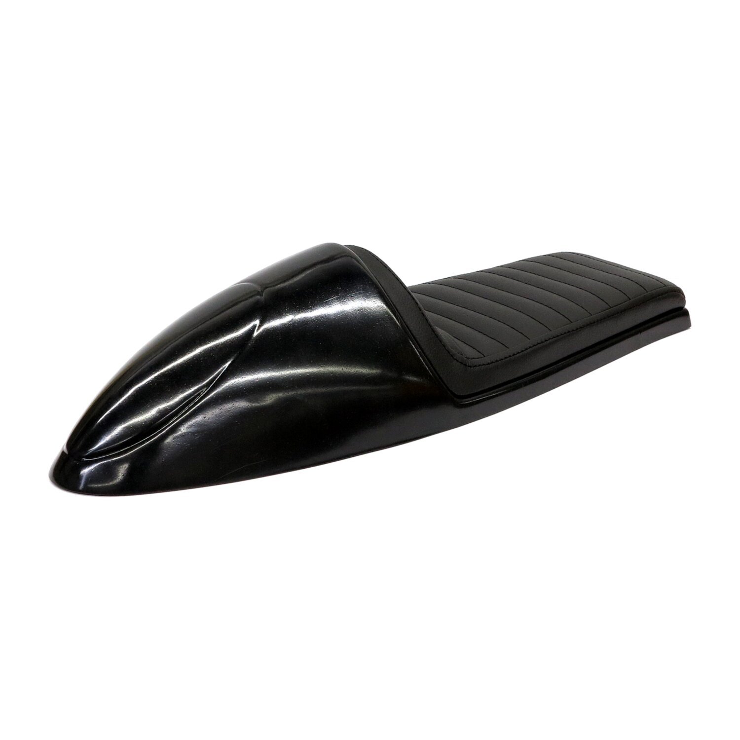 C-Racer universal Long Classic C seat, Black, Plain