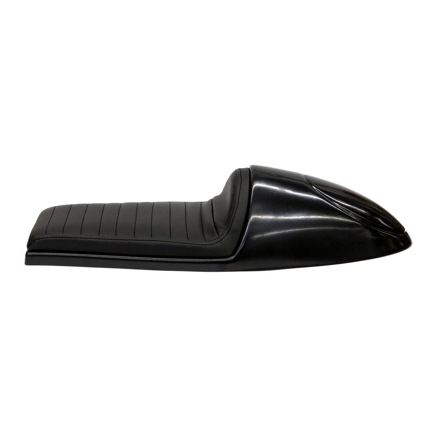 C-Racer universal Long Classic C seat, Black, Plain