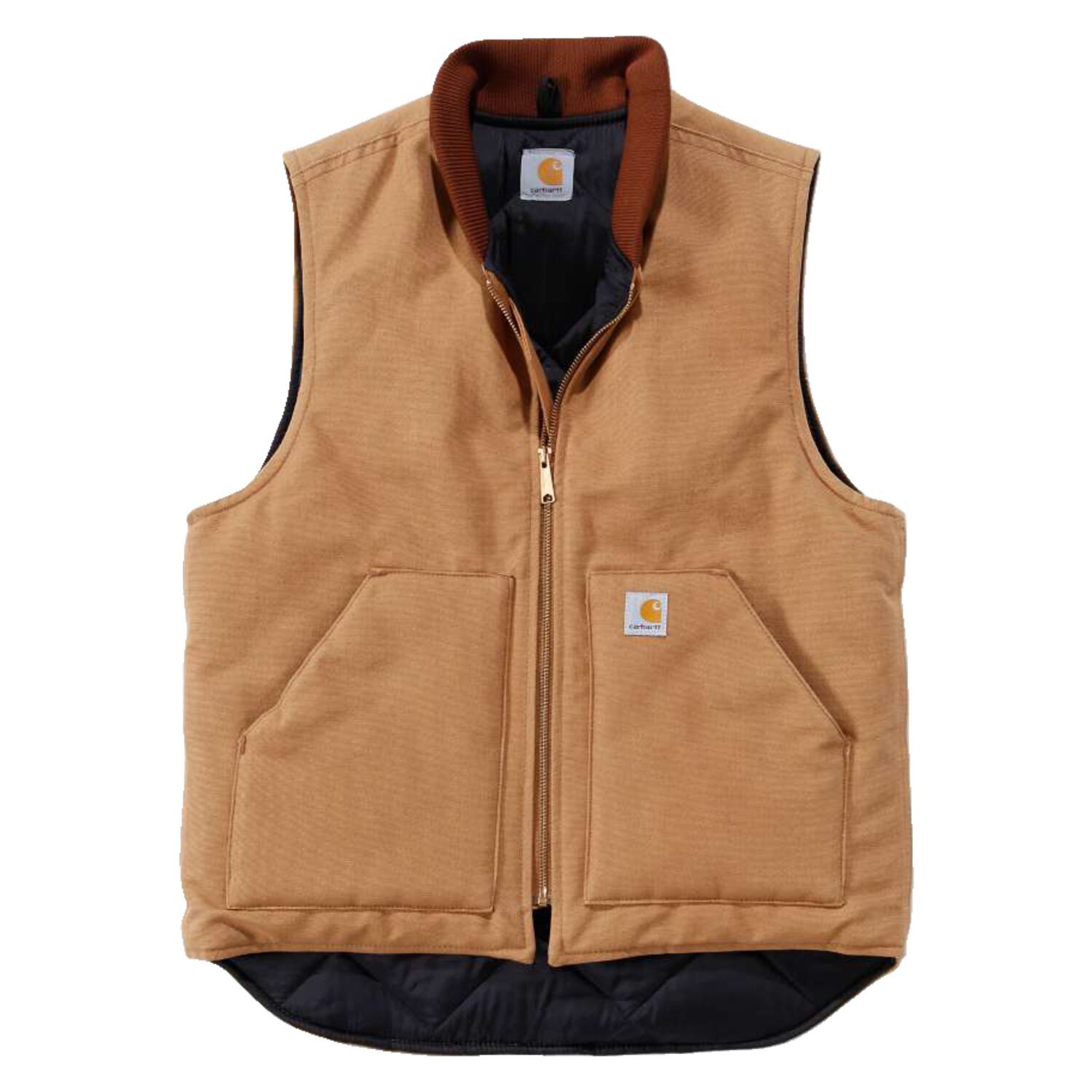 Carhartt Firm duck insulated vest, carhartt brown, M