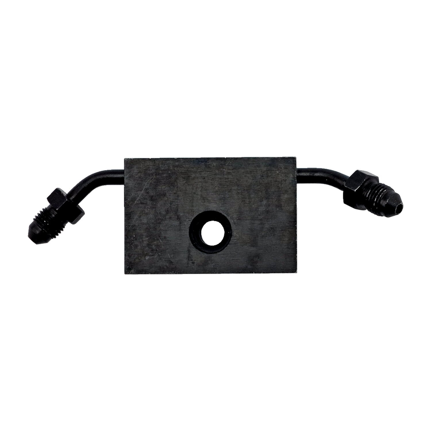 Goodridge, ABS adapter front. Black plated, carbon, steel Black