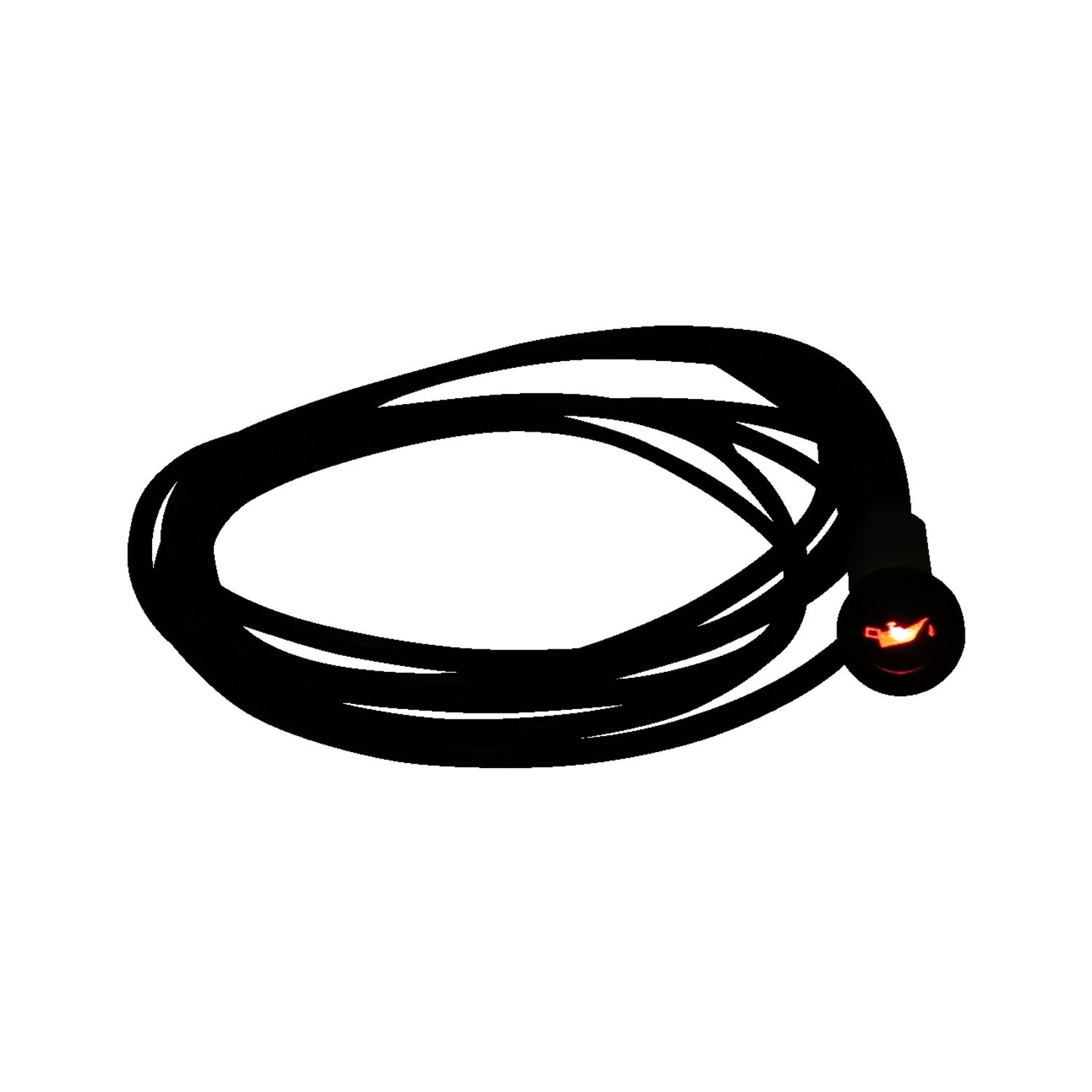 3/8 indicator light. Red, with 'oil can' symbol