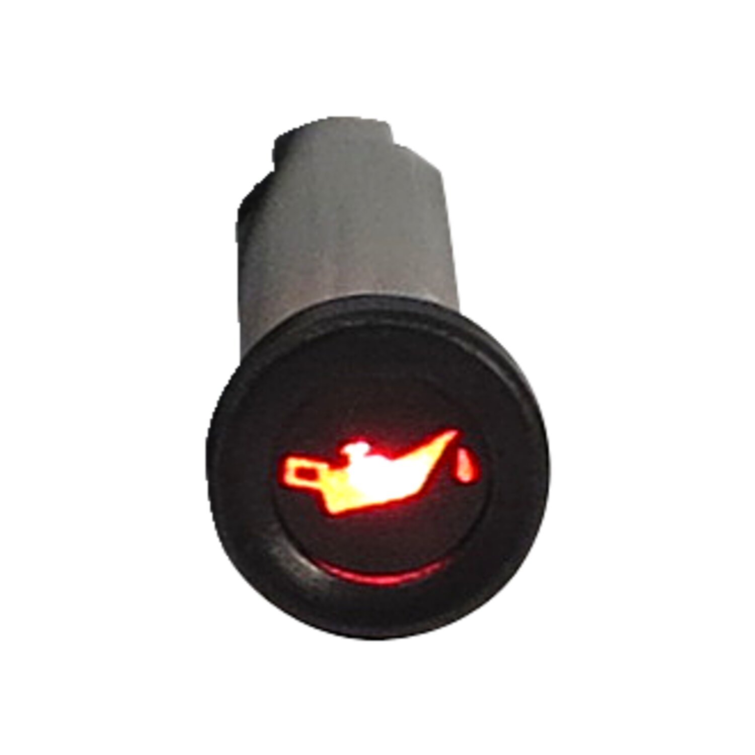 3/8 indicator light. Red, with 'oil can' symbol