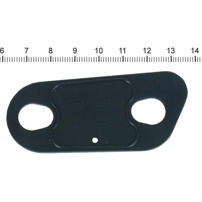 Molded silicone rubber. OEM replacement reference 34986-04 (gasket), 34990-08 (gasket) and 34993-04A (gasket + cover).