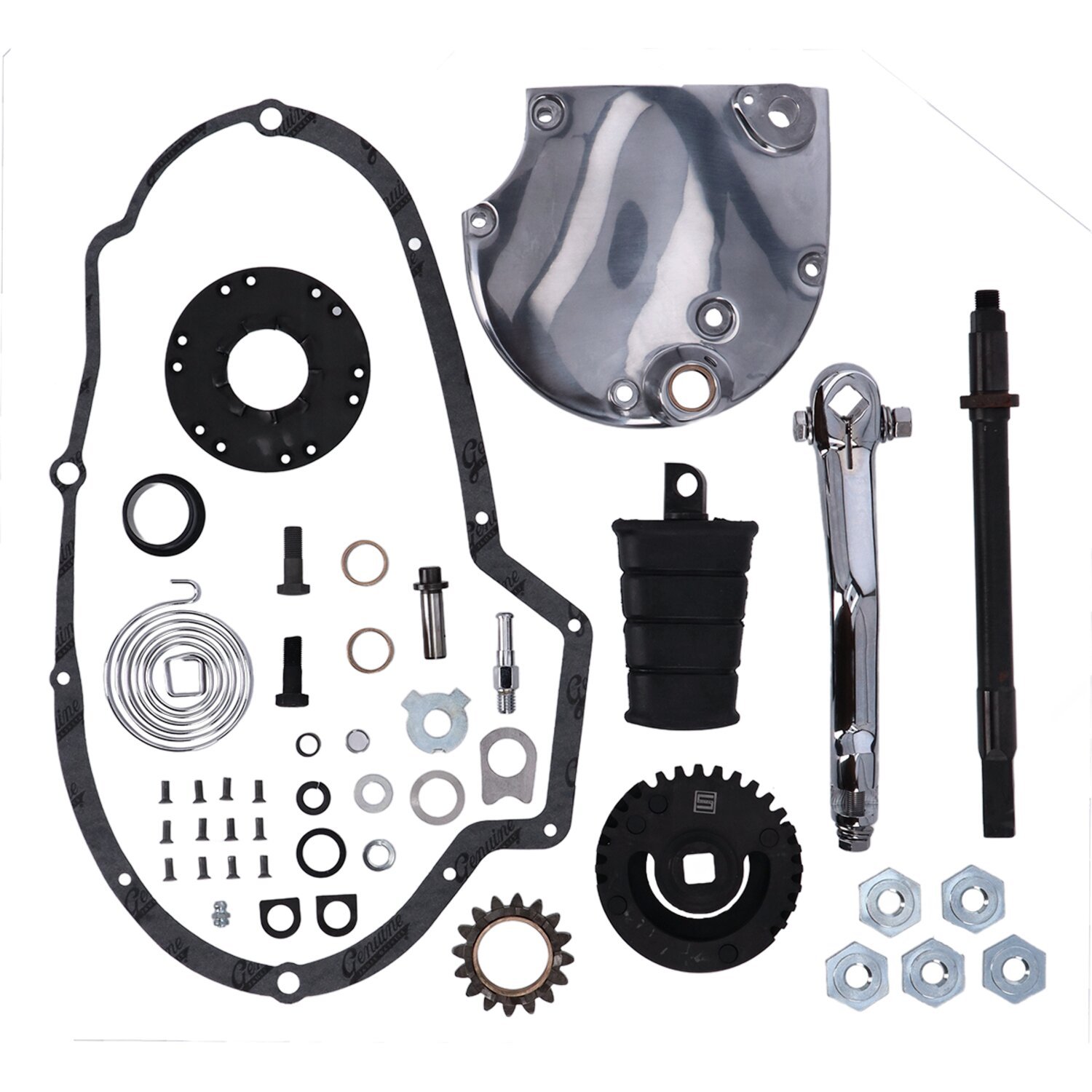 Sportster kick start kit, Polished