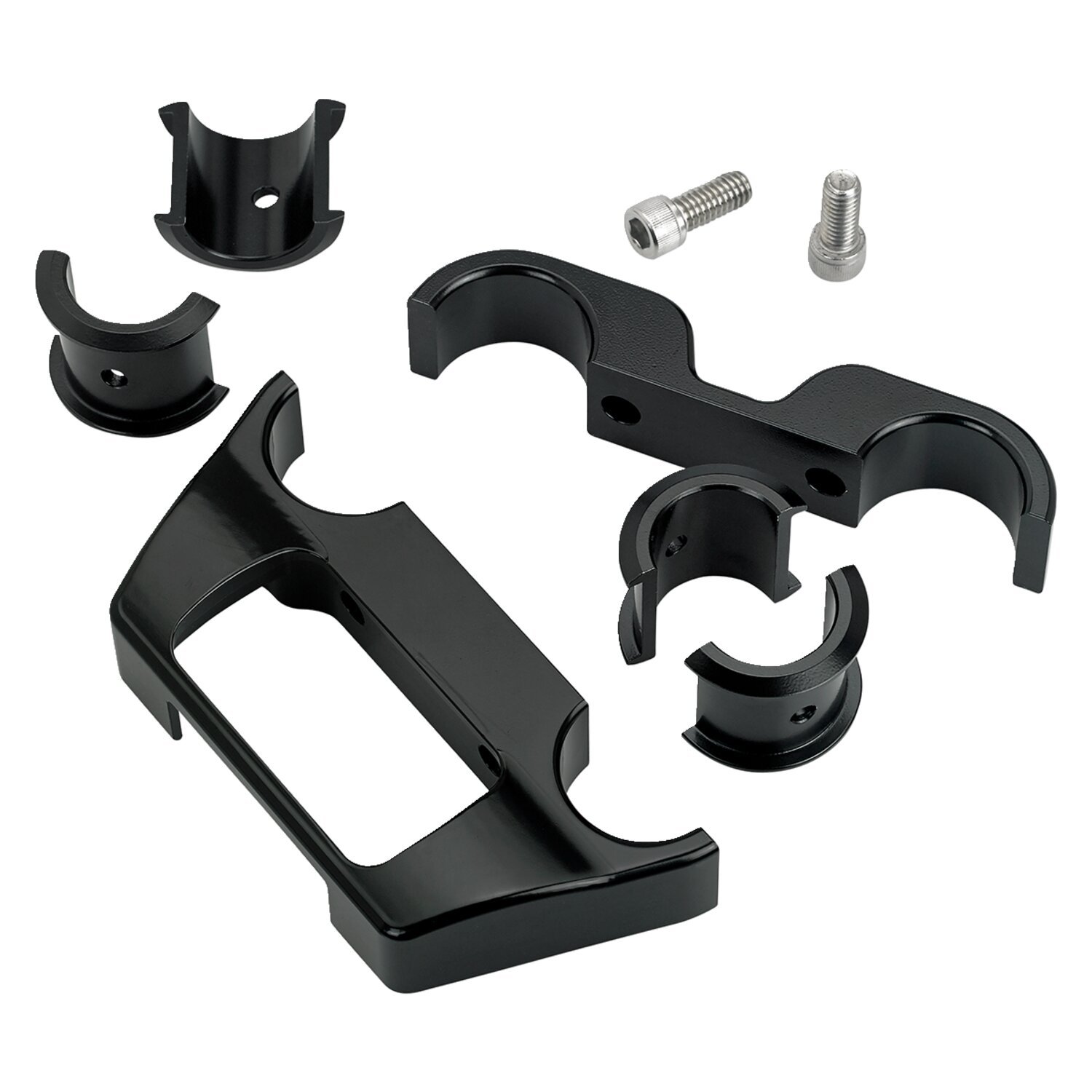 Biltwell, digital Softail dash panel housing, Black, Matte