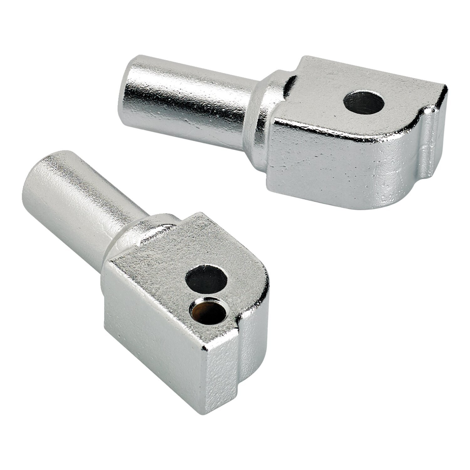 Biltwell, foot peg clevis passenger, Silver, Chrome