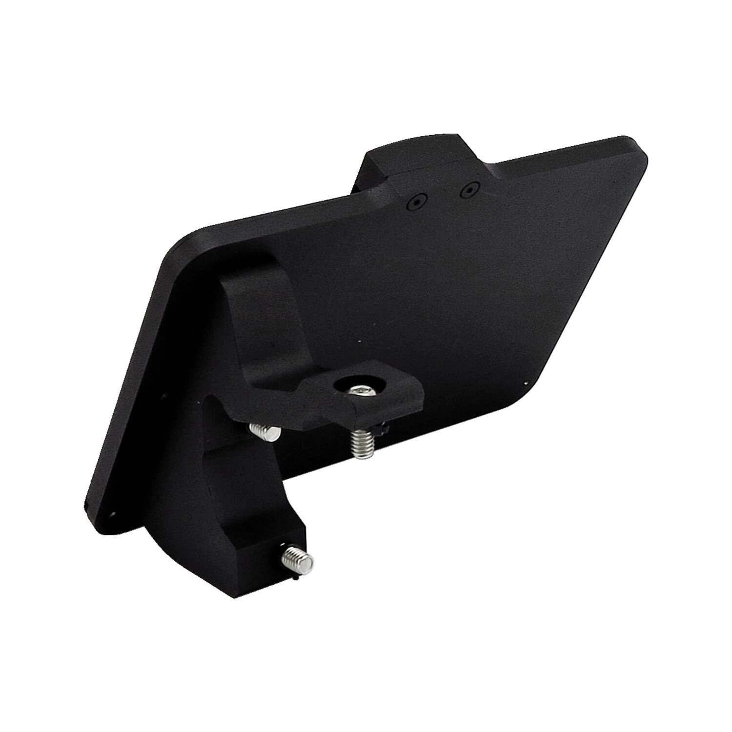 CPV, 'slide-in' license plate bracket. Side mount, Black, Matte
