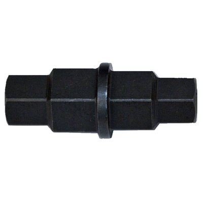 Fits 17, 19, 22 and 24mm internal hex axles. Used with a ratchet or bar with 3/8" drive.