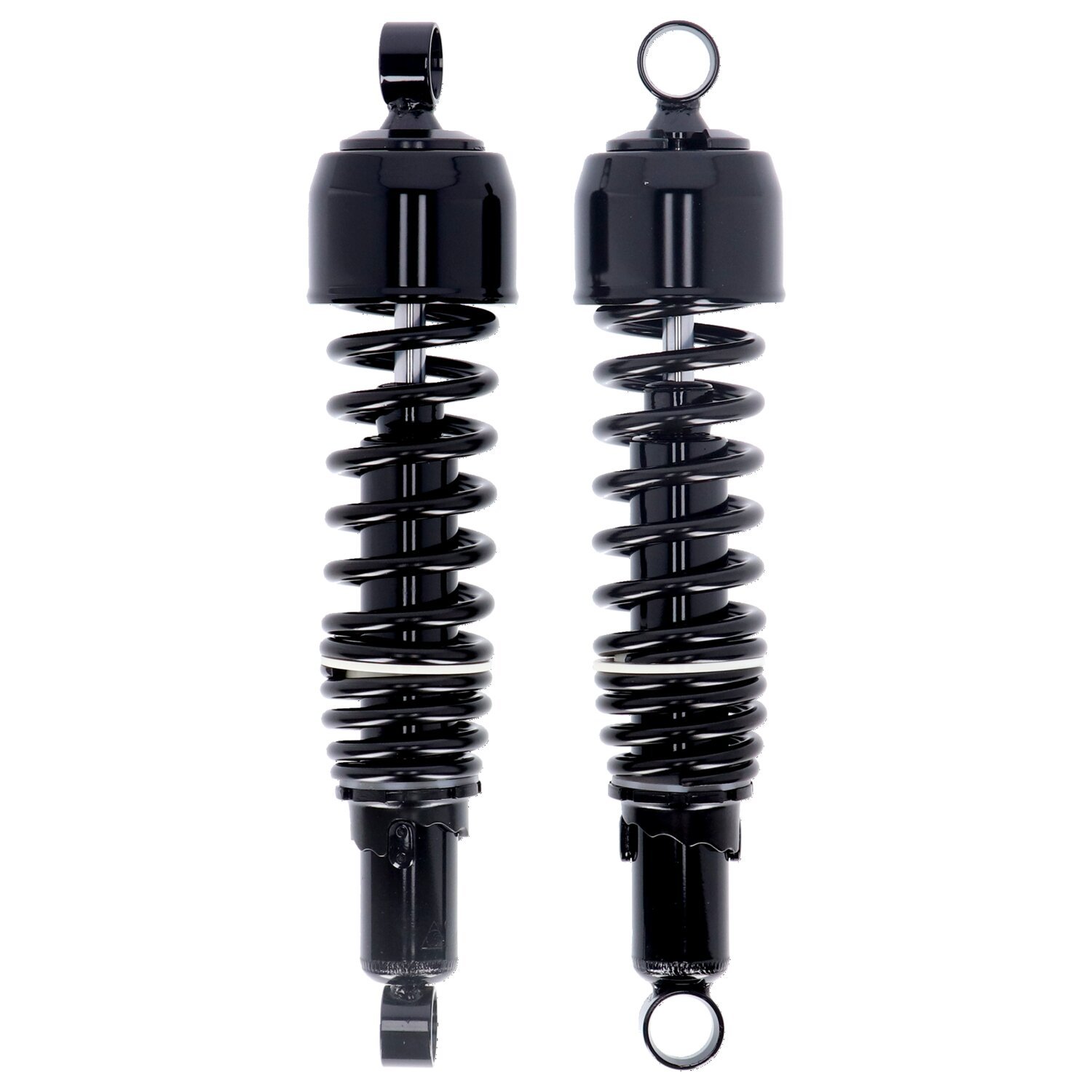 Emgo, shock absorber set. With shroud, Black