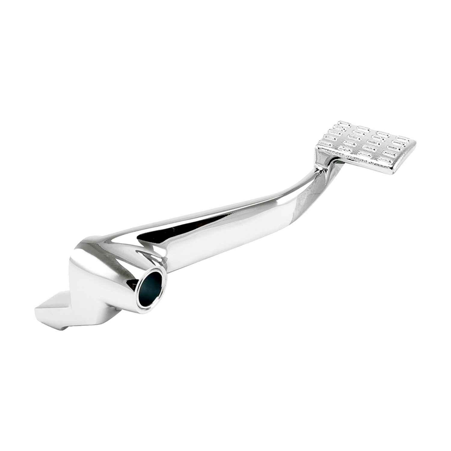 Brake pedal, Unpainted, Chrome
