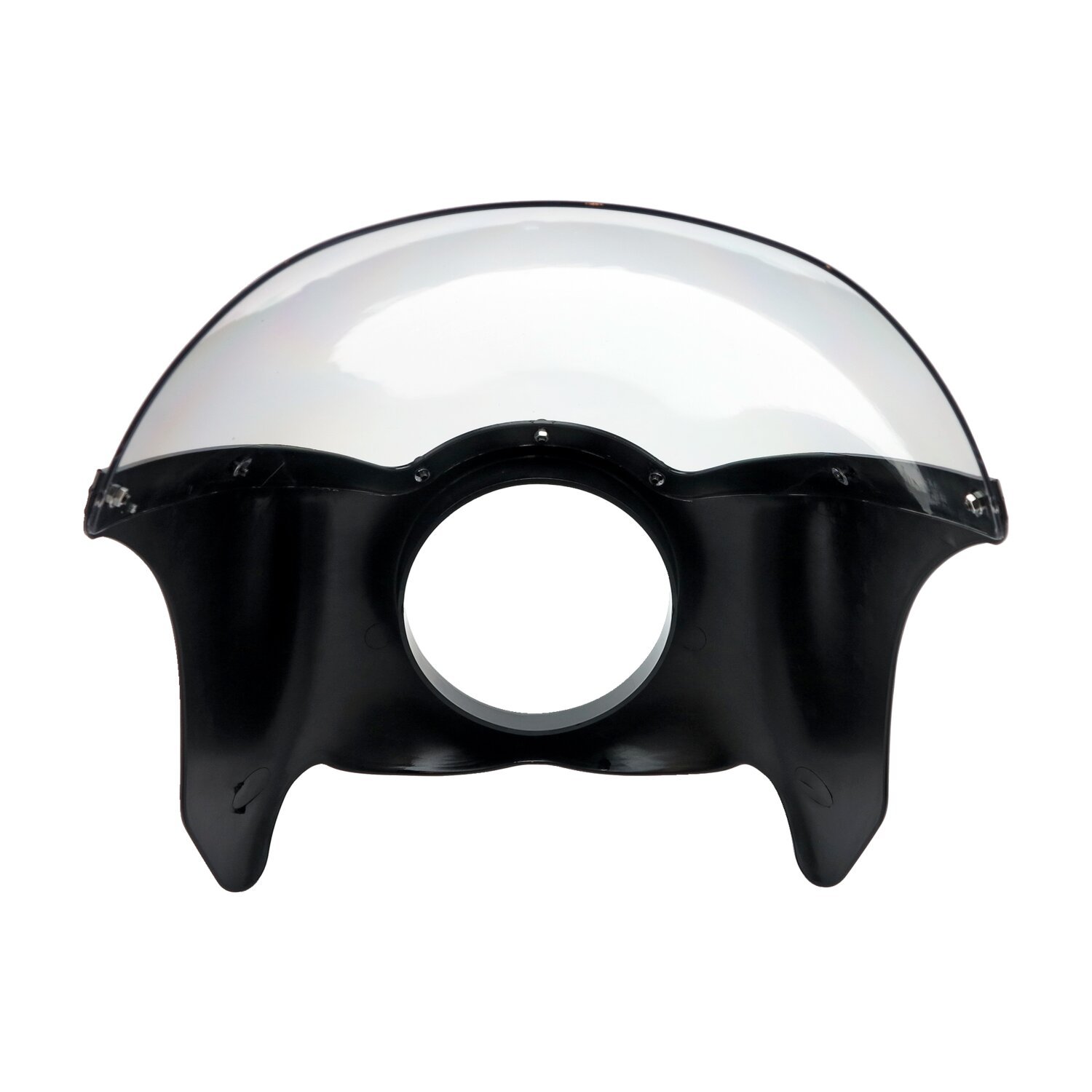 Cafe racer style mini fairing, Black, Gloss