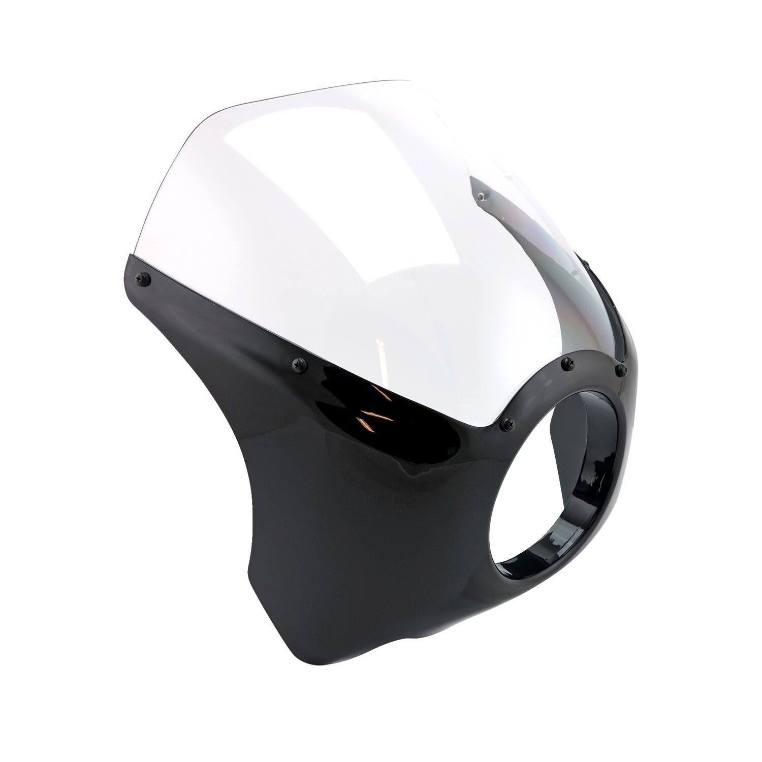 Cafe racer style mini fairing