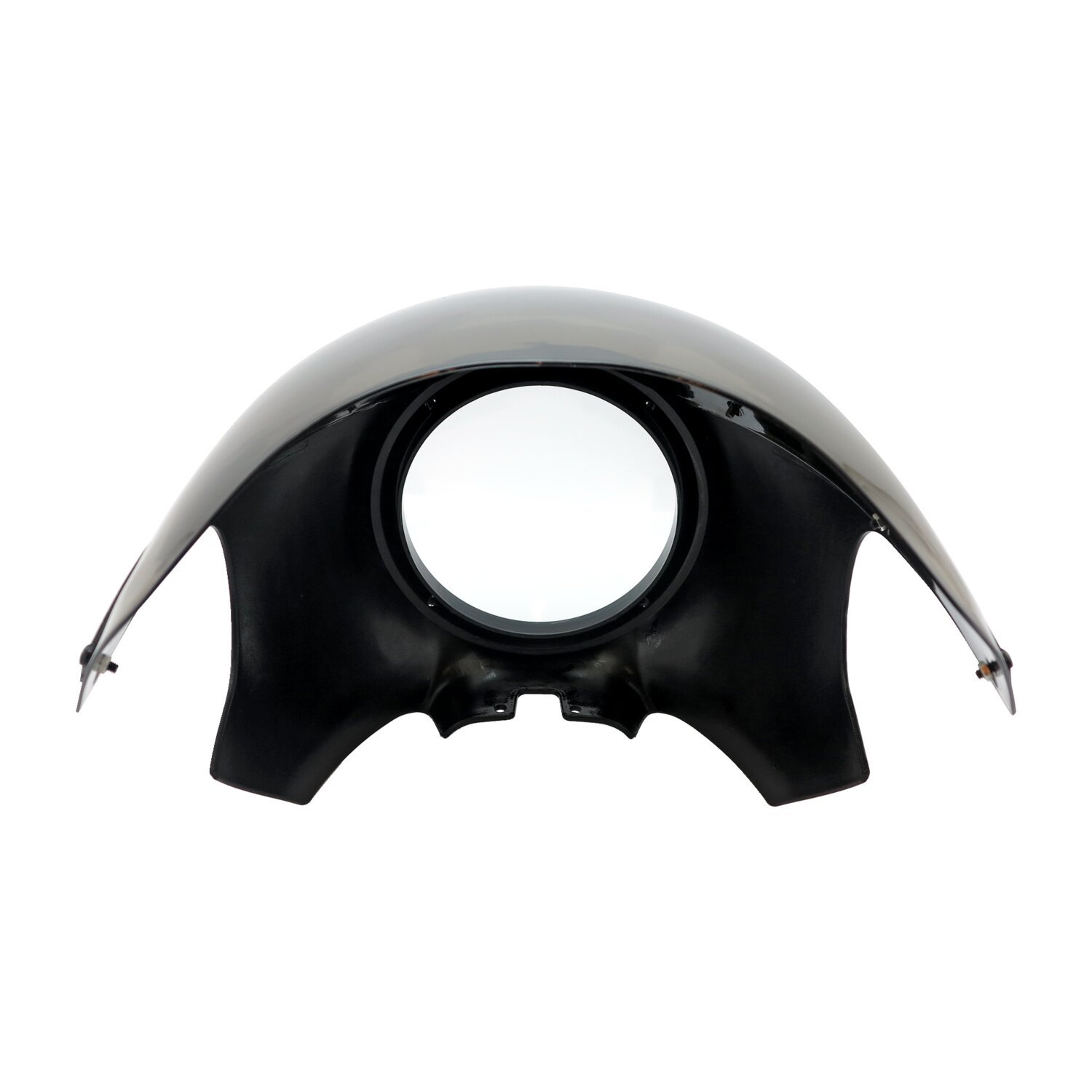 Cafe racer fairing for 5-3/4" headlamp, Black, Gloss