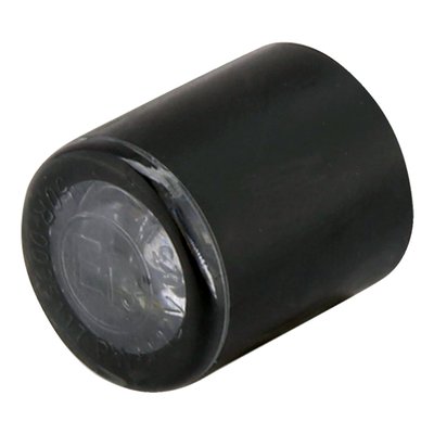 For front position light use. White LED lighted. This is a minature lighting module that is virtually invisible, since it is just 11mm diameter. Designed for use in custom projects, like for laminating into fiberglass, or use in any other custom application you can think of. Comes with a tinted lens, metal housing and is M3 threaded. ECE approved for front use. Dimensions: 11mm lens diameter x 13mm long. Weight 5 grams.ECE approved for front use; the flasher component on the bike can visually disappear with a PROTON MODUL for laminating or gluing in; tinted lens; metal housing; 11mm diameter; 13mm wide