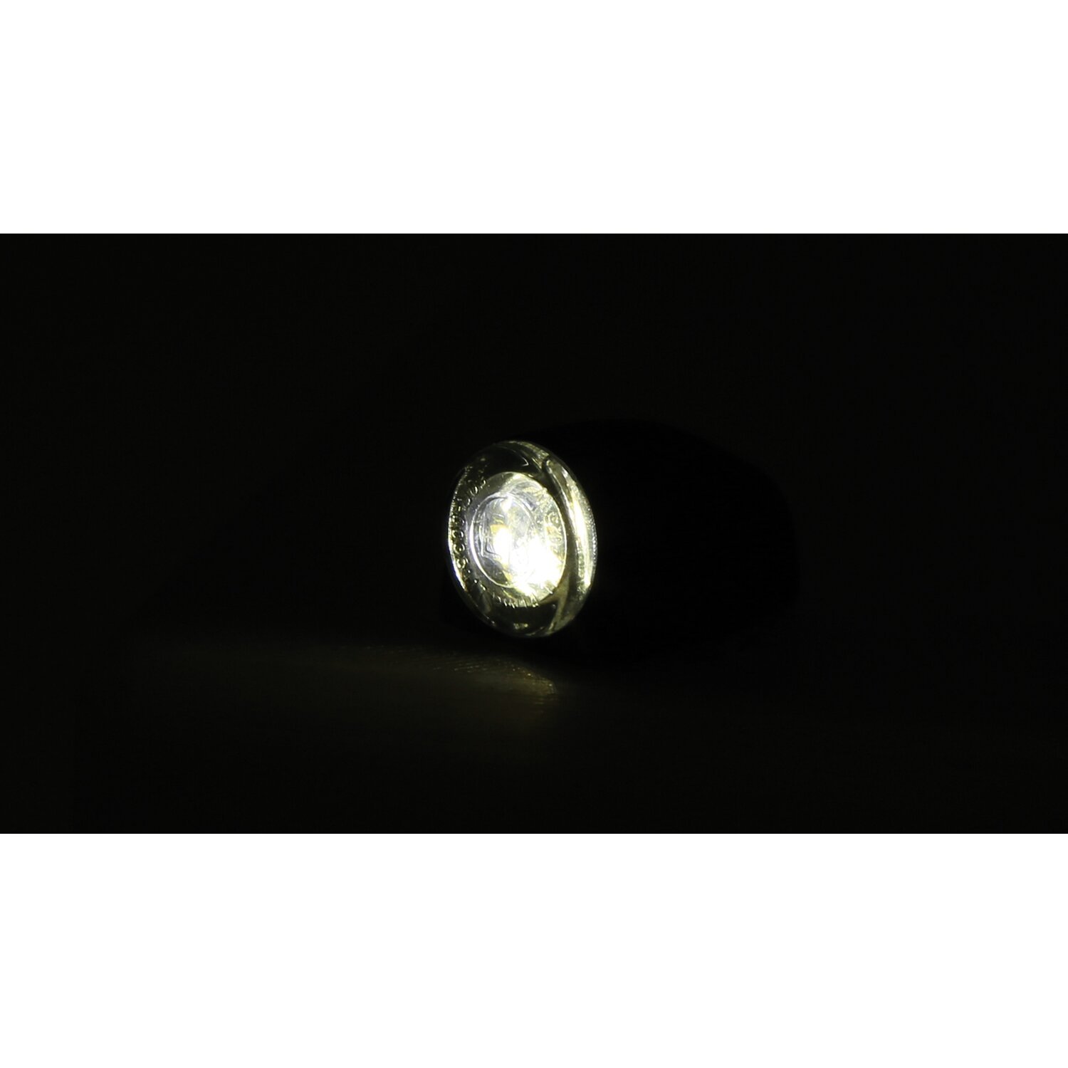 Proton 3 LED position light ECE appr, storm grey black tracker White