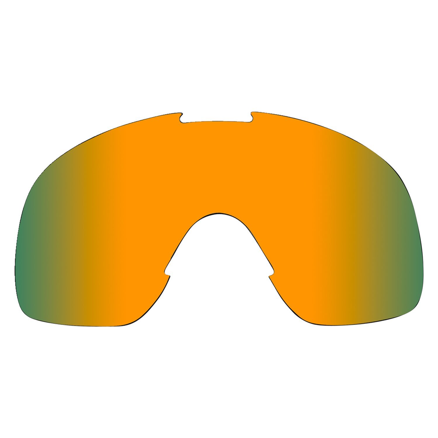 Biltwell Overland goggle lens lime mirror brown
