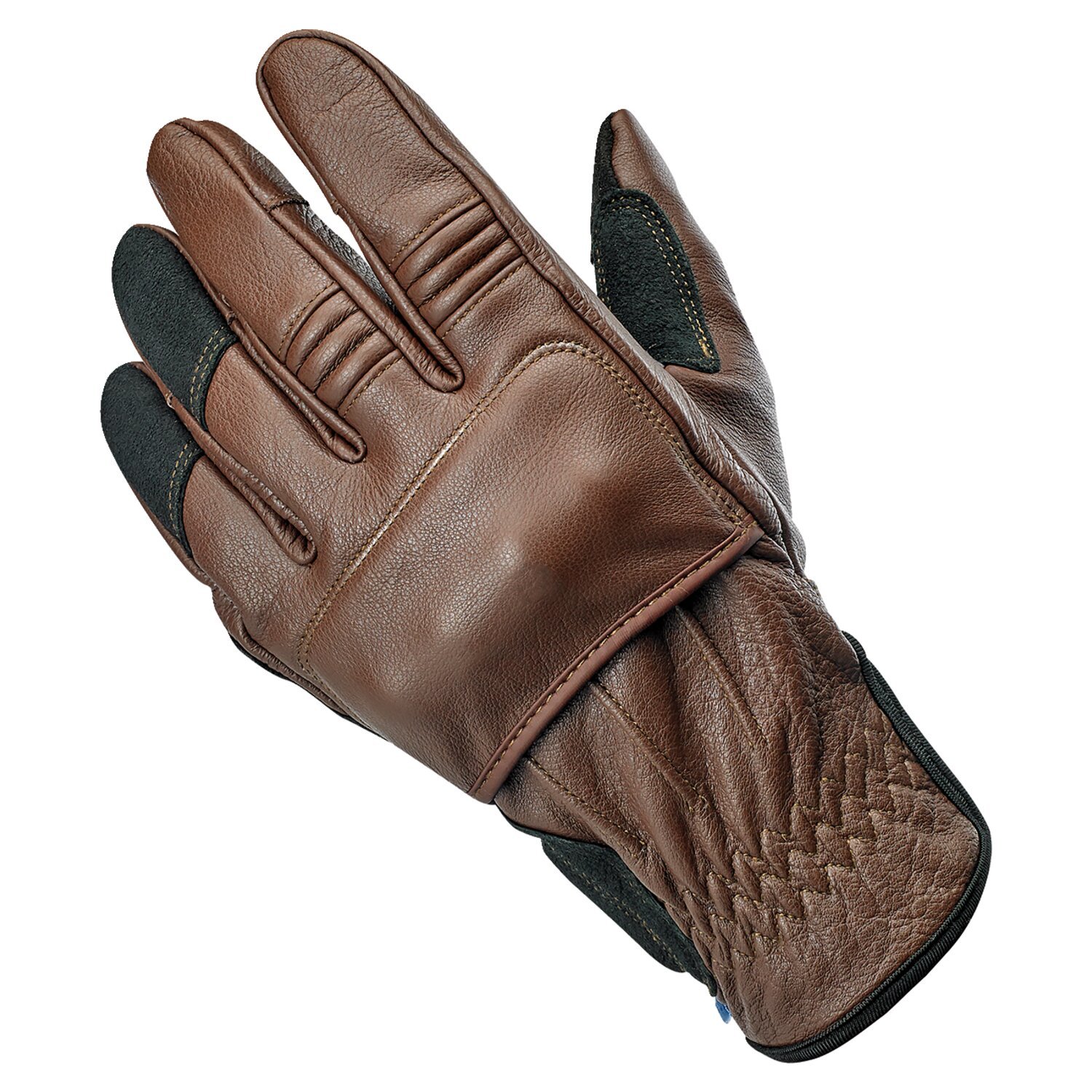 Biltwell Belden gloves, chocolate Black, Black, XS