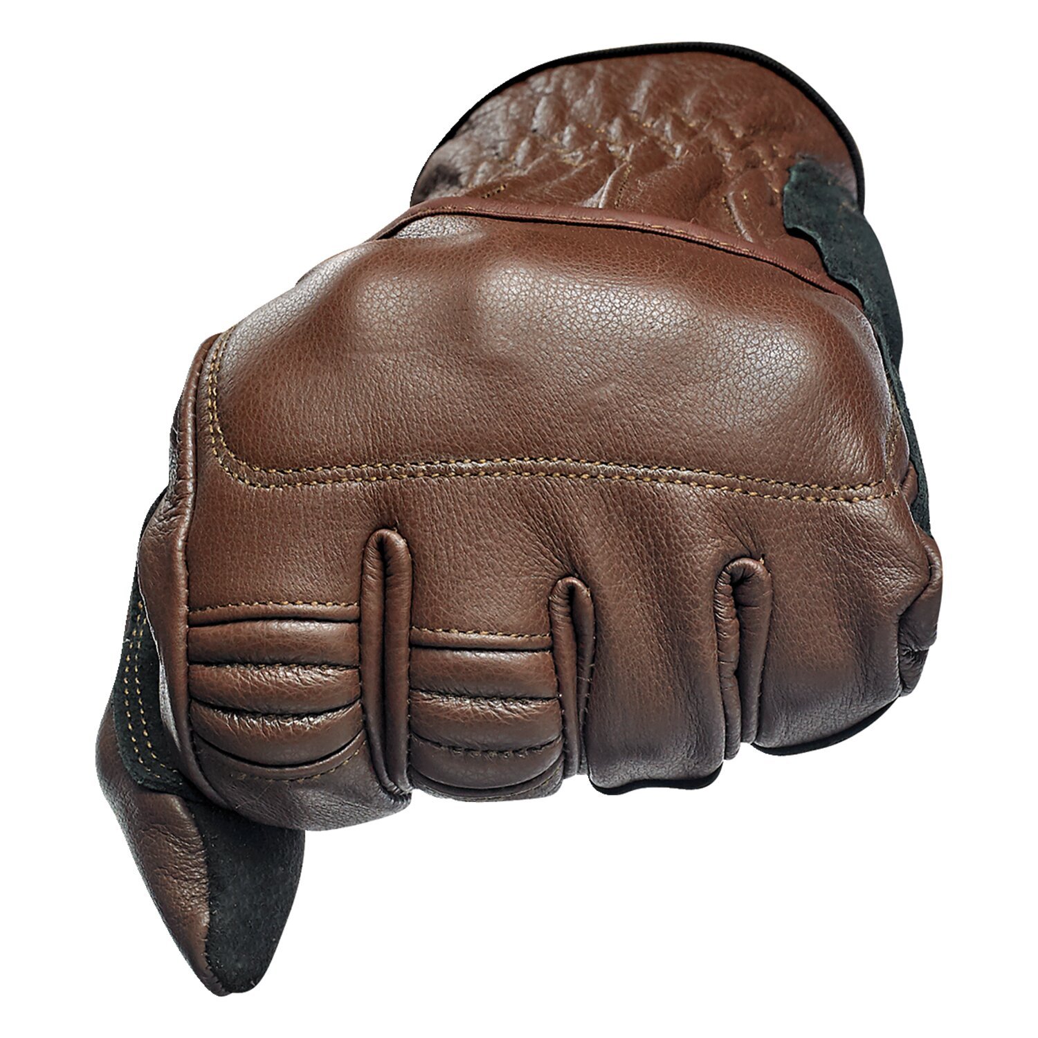 Biltwell Belden gloves, chocolate Black, Black, XS