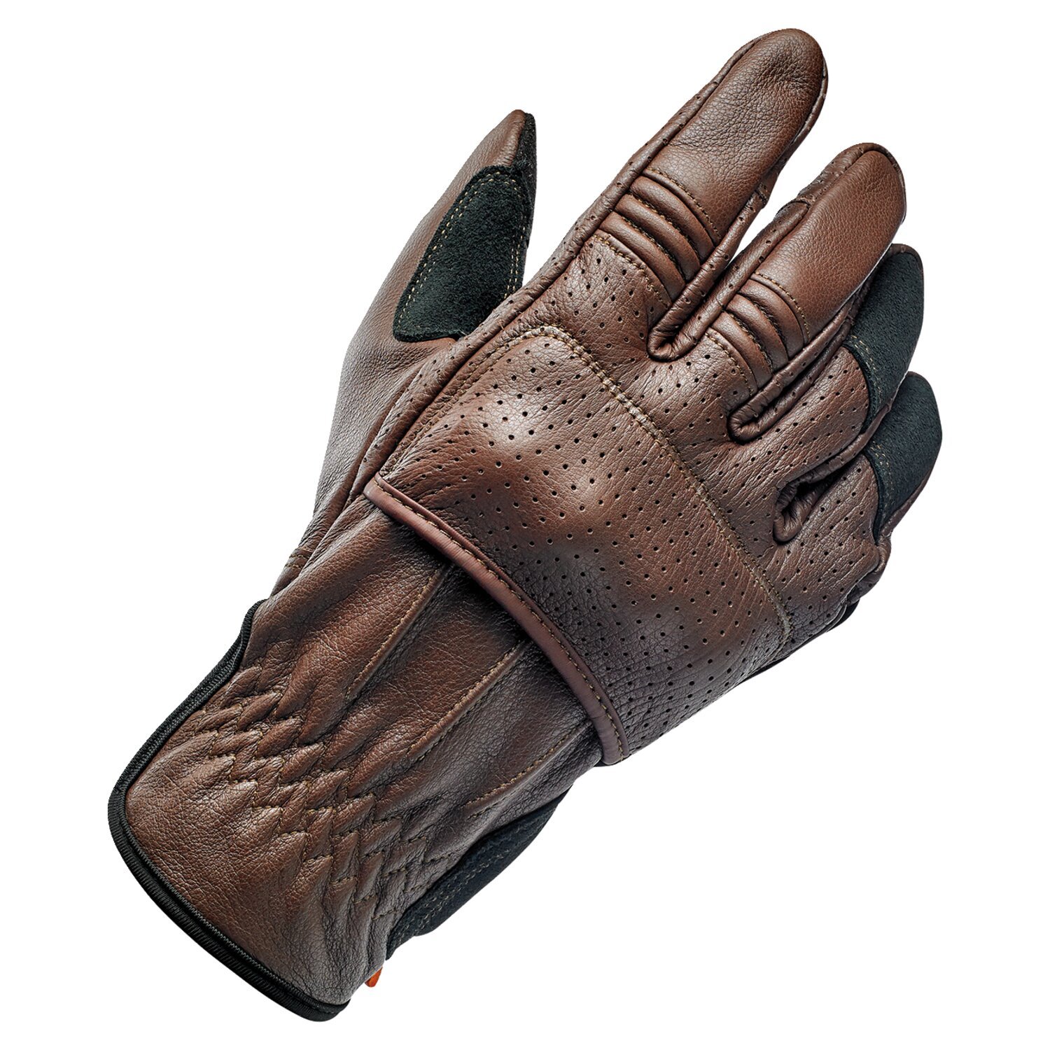 Biltwell Borrego gloves chocolate/black CE appr, XS