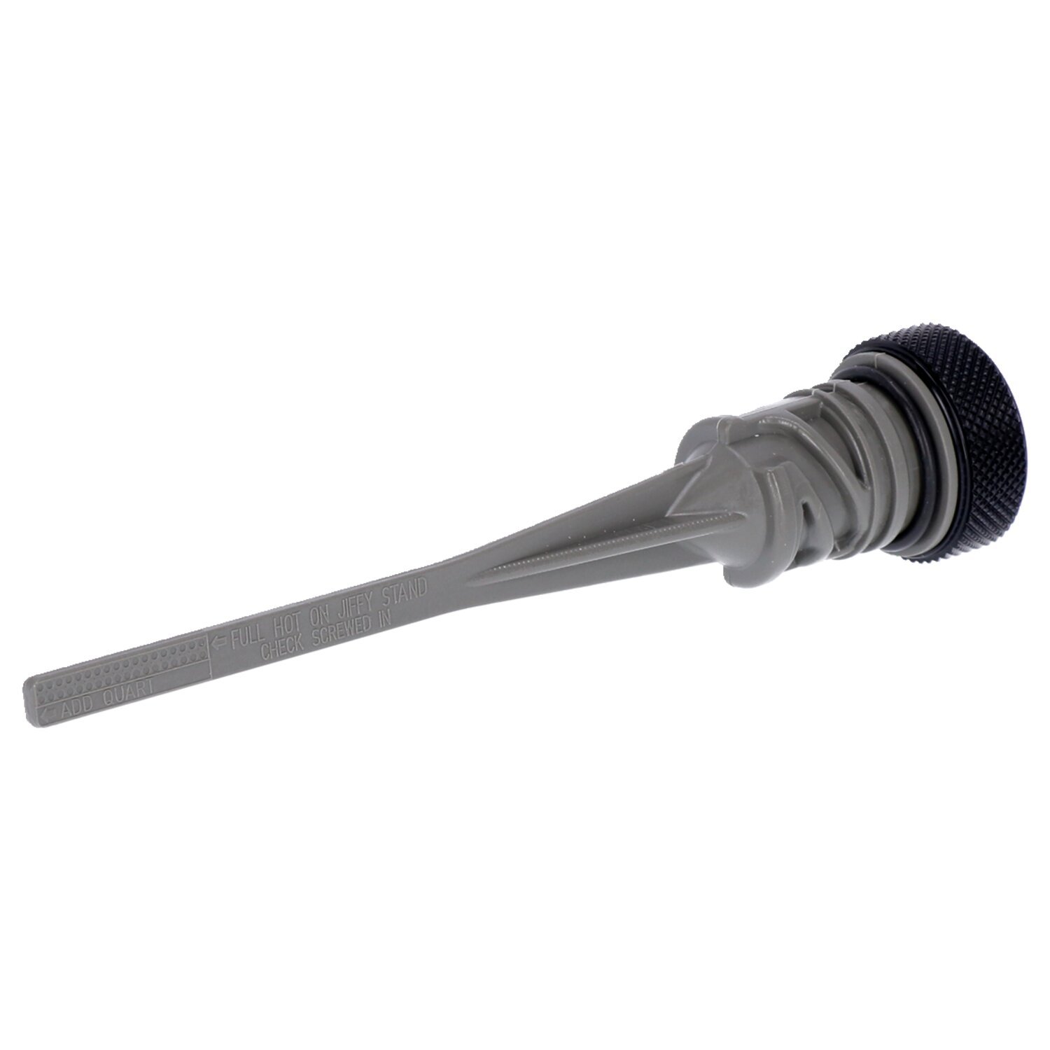 Oil tank fill plug / dipstick assembly motor oil, Black