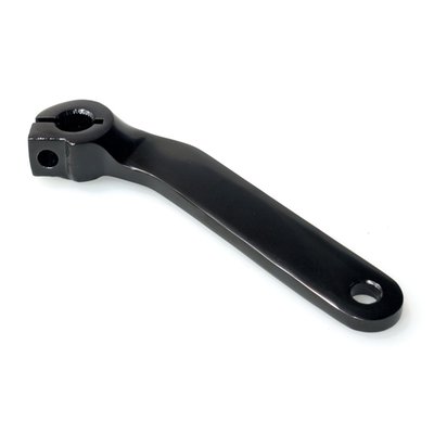 Black. Steel. Inner shifter lever / shifter arm.
OEM replacement reference 33600088.