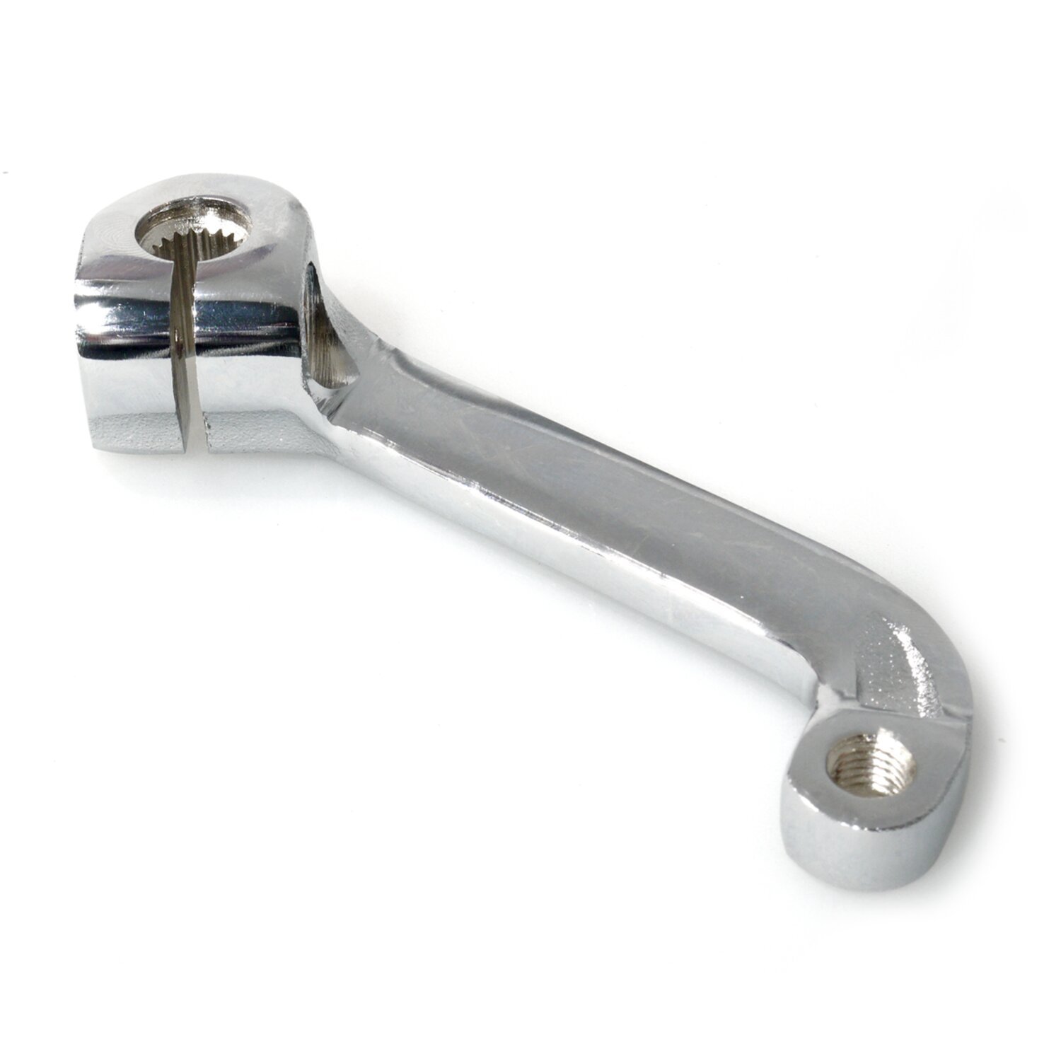 Shifter arm, on transmission, Chrome