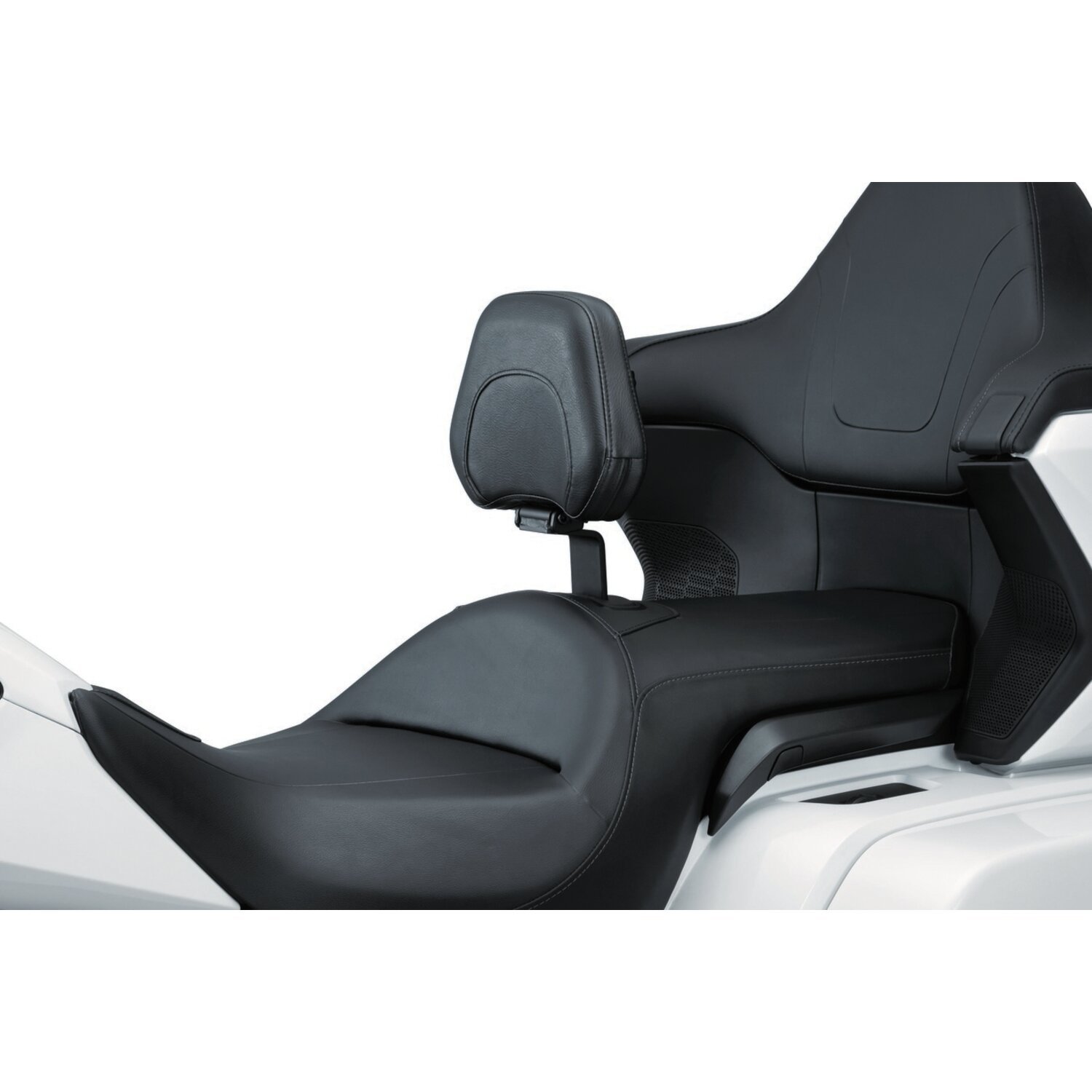 Kuryakyn, Omni driver backrest, Black, Plain