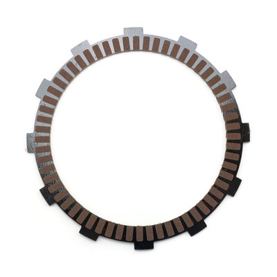 Friction plate set. 0.107"/2.72mm thick. 8 used, sold each. Replacement for 581918 Extra priction & steel drive plate kit.