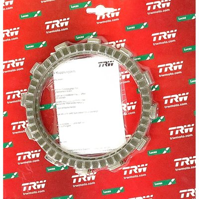 Precision friction discs with organic lining material; lining mixtures orientated towards the OEM specifications; improved power transfer through optimised dimensions