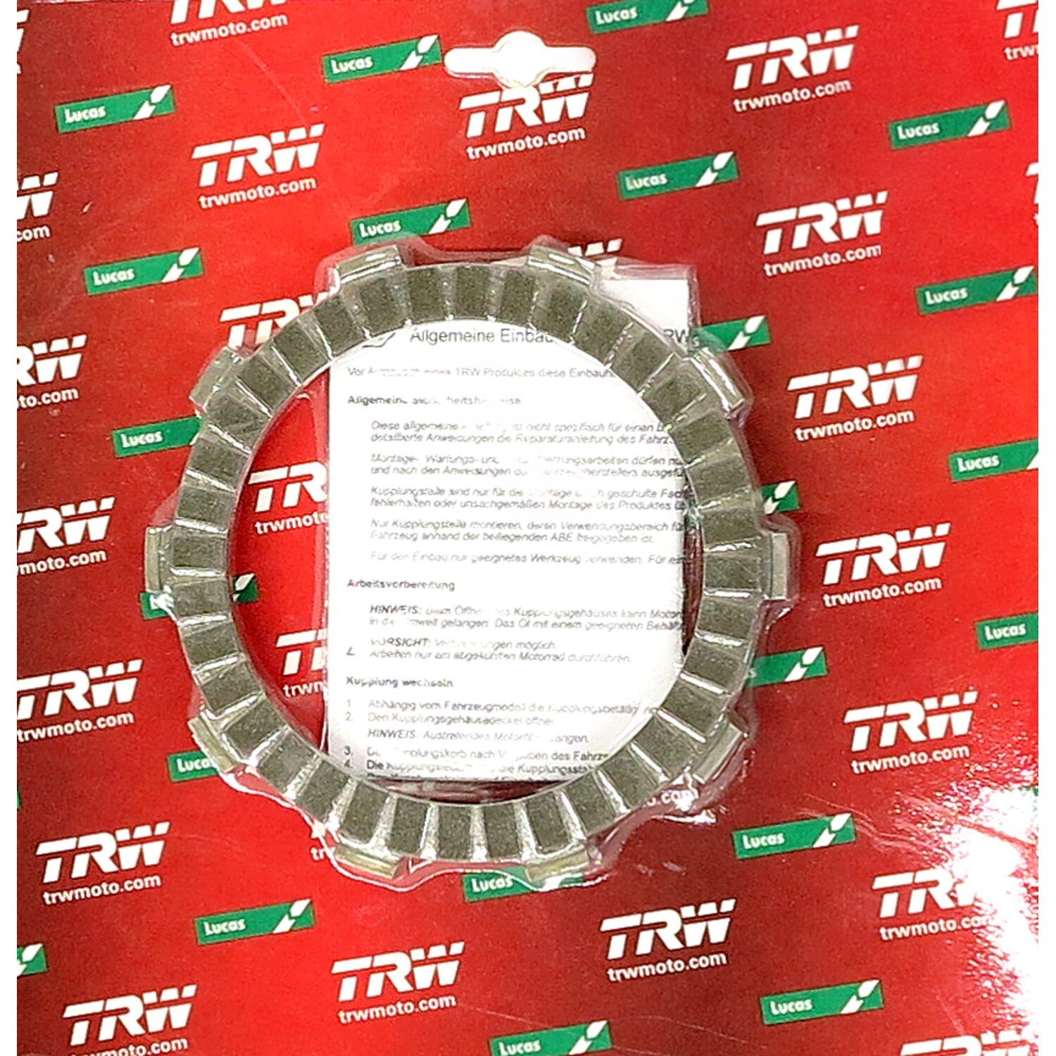 TRW clutch plate kit, frictions discs