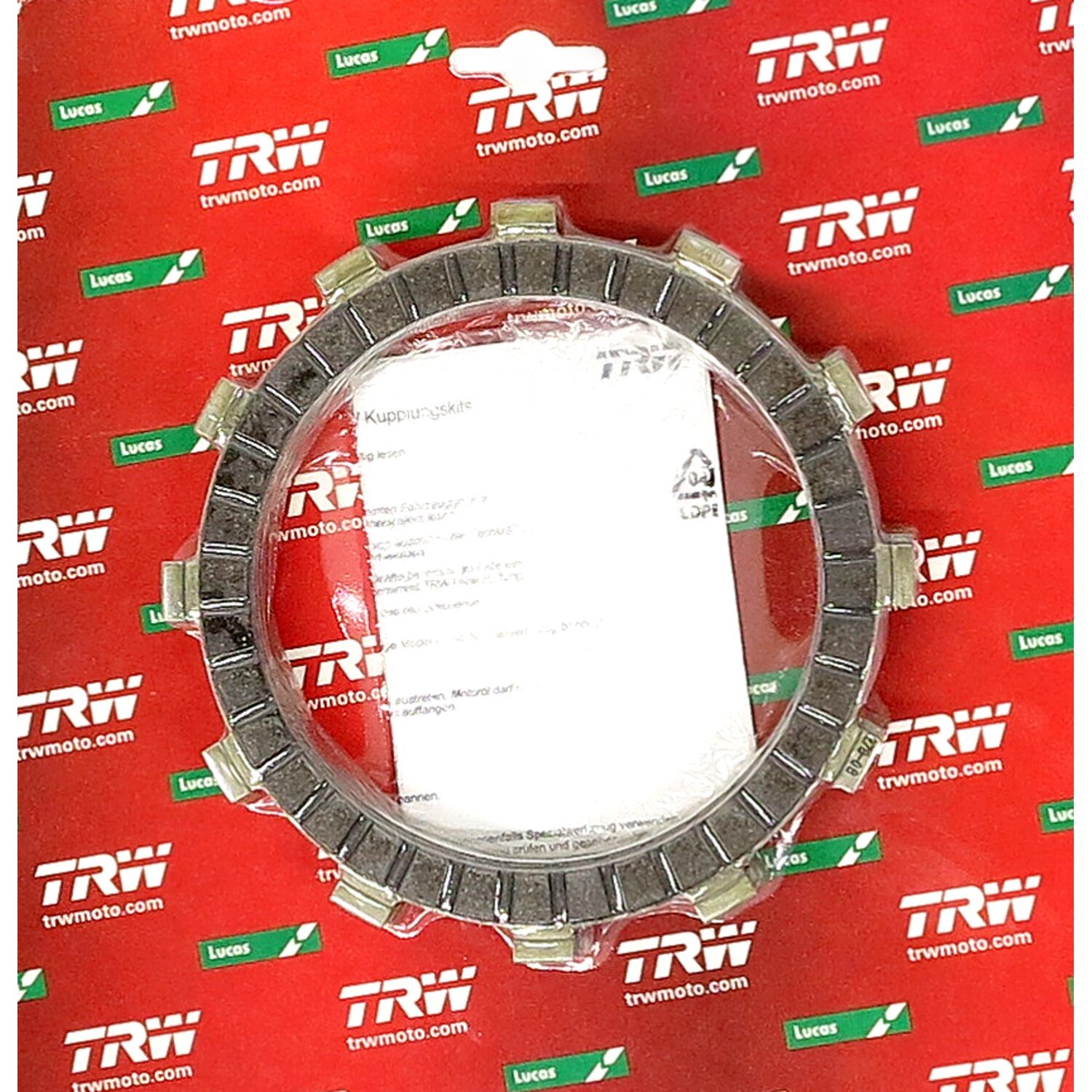 TRW clutch plate kit, frictions discs