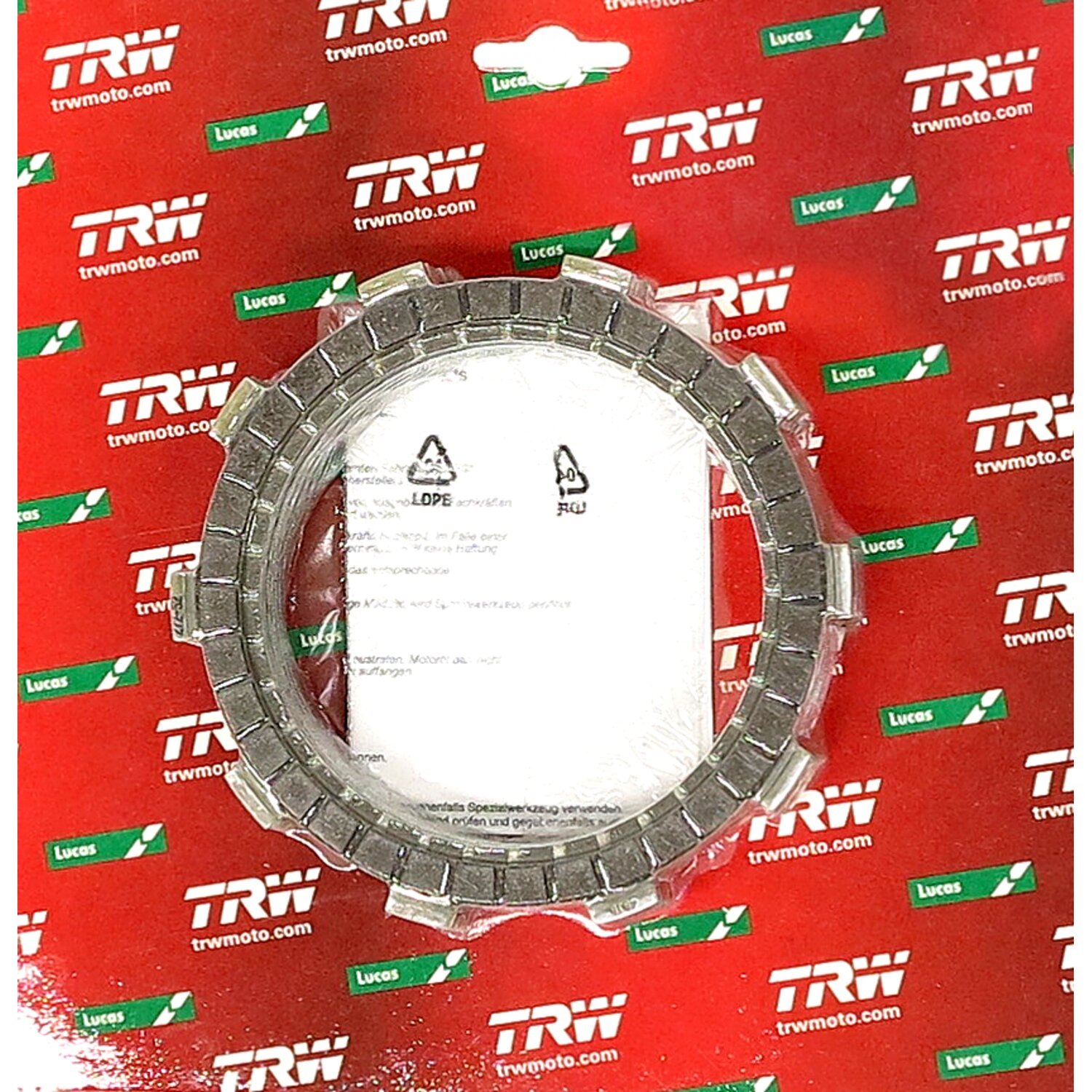 TRW clutch plate kit, frictions discs
