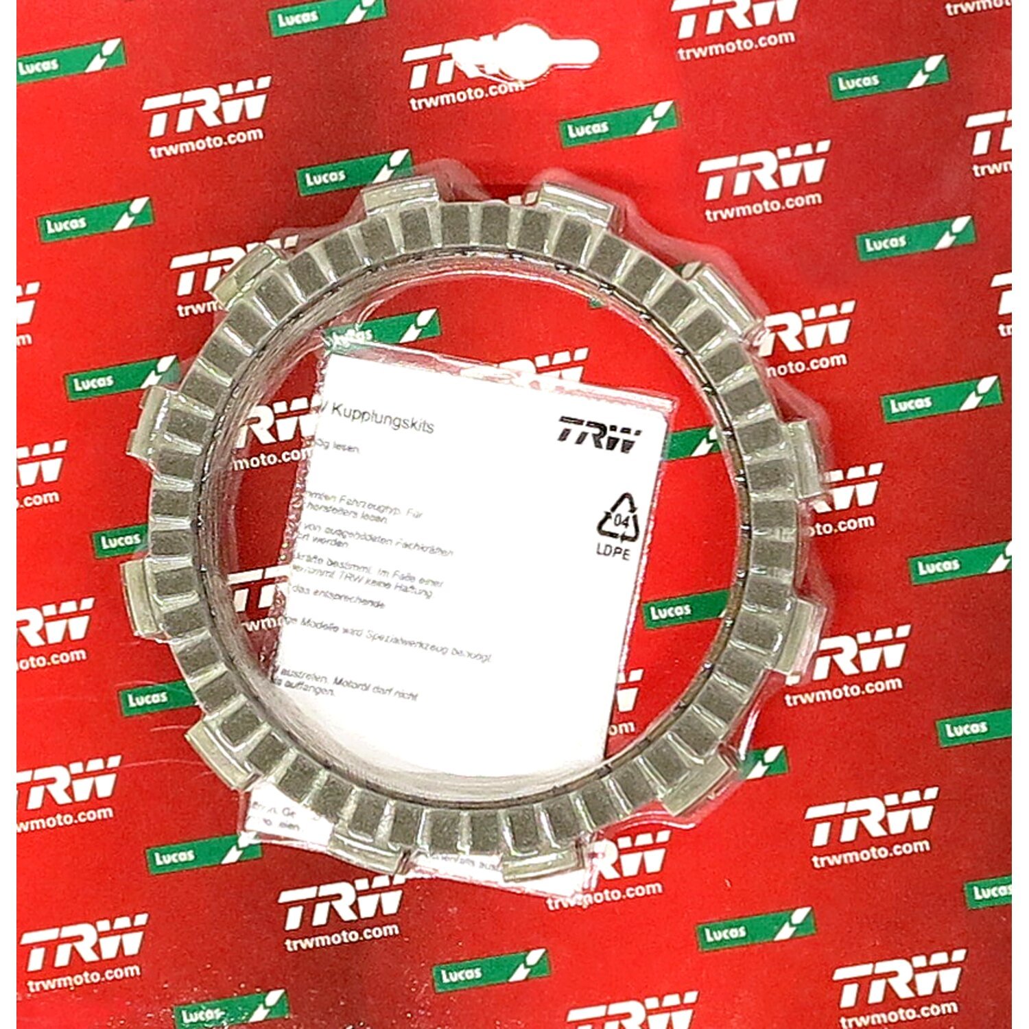 TRW clutch plate kit, frictions discs