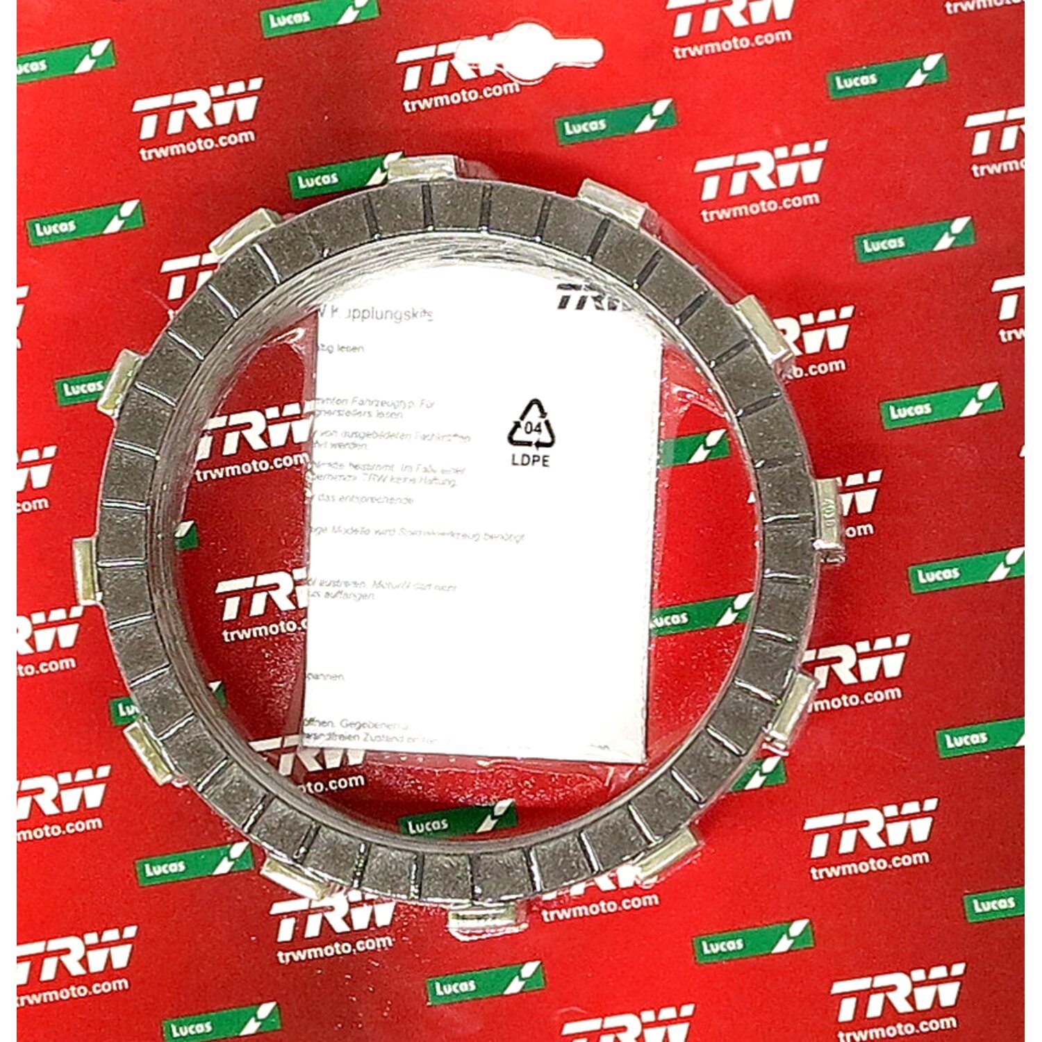 TRW clutch plate kit, frictions discs
