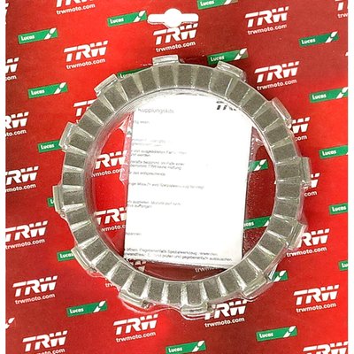 Precision friction discs with organic lining material; lining mixtures orientated towards the OEM specifications; improved power transfer through optimised dimensions