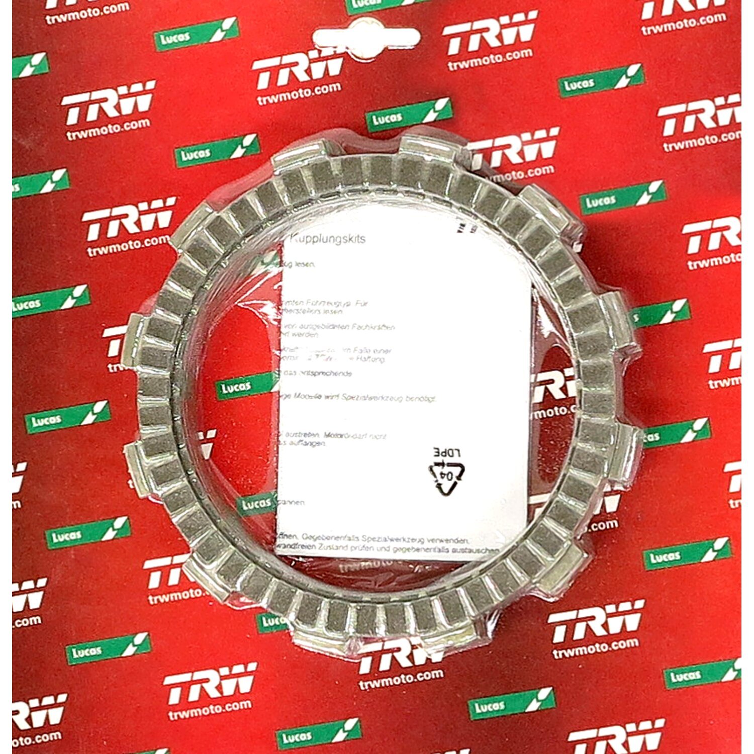 TRW clutch plate kit, frictions discs