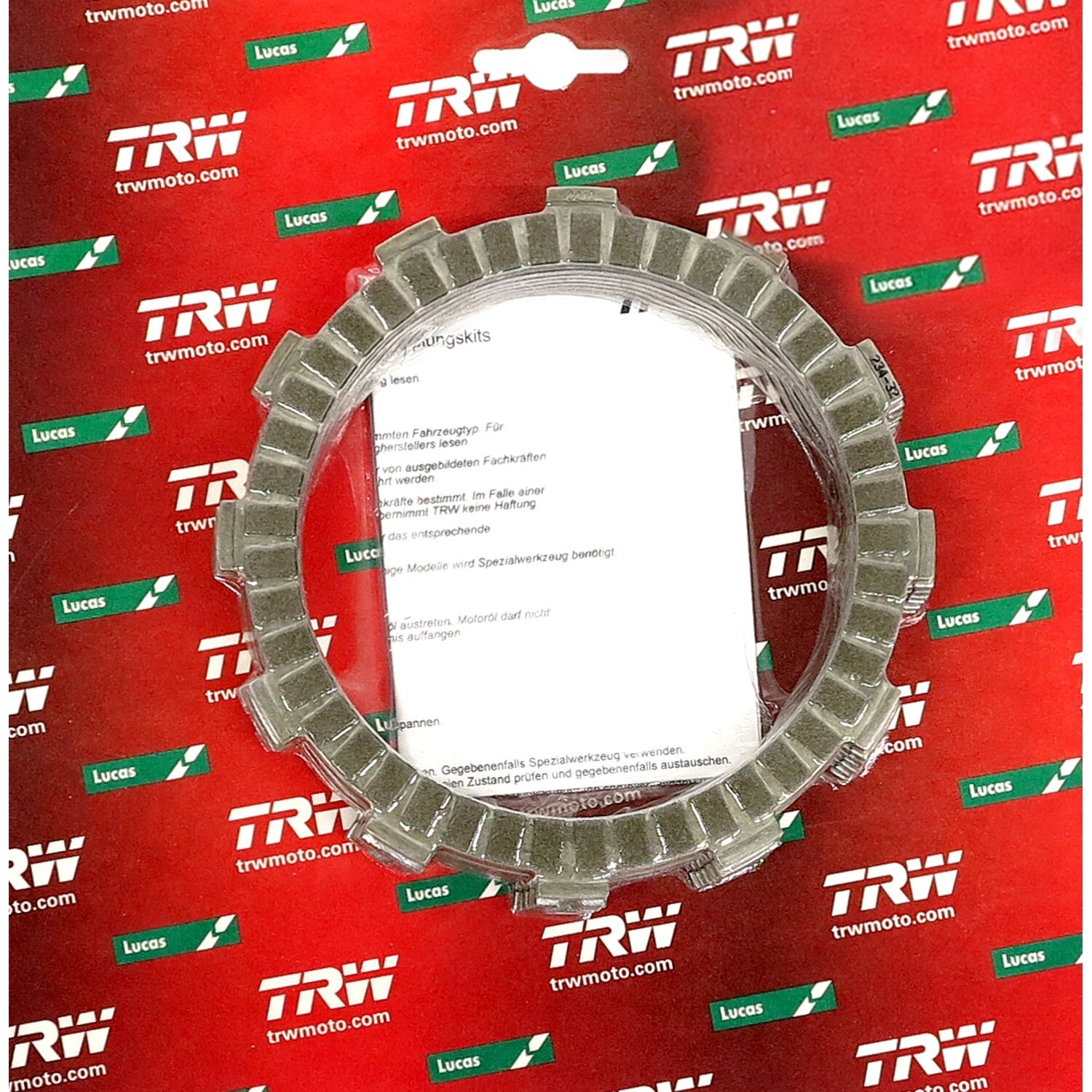TRW clutch plate kit, frictions discs