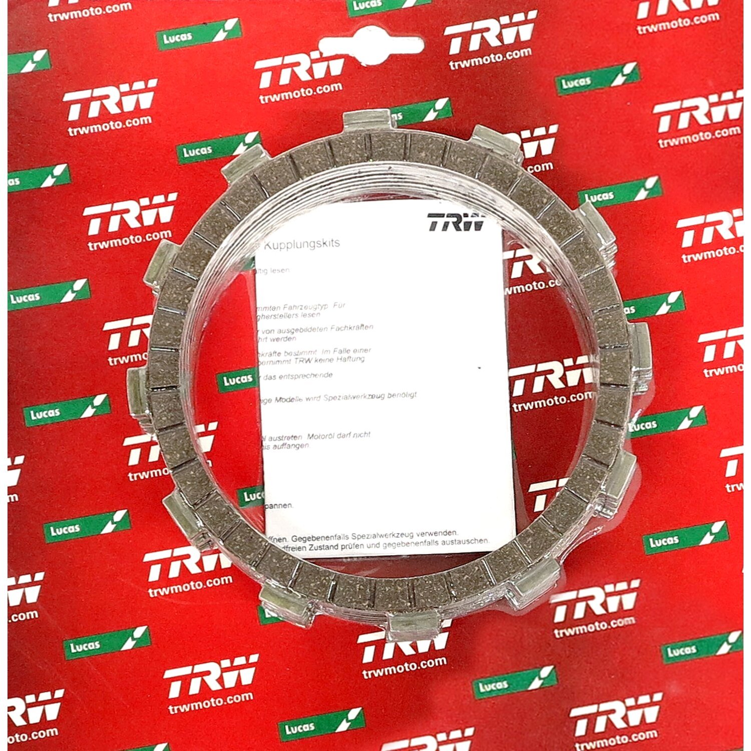 TRW clutch plate kit, frictions discs