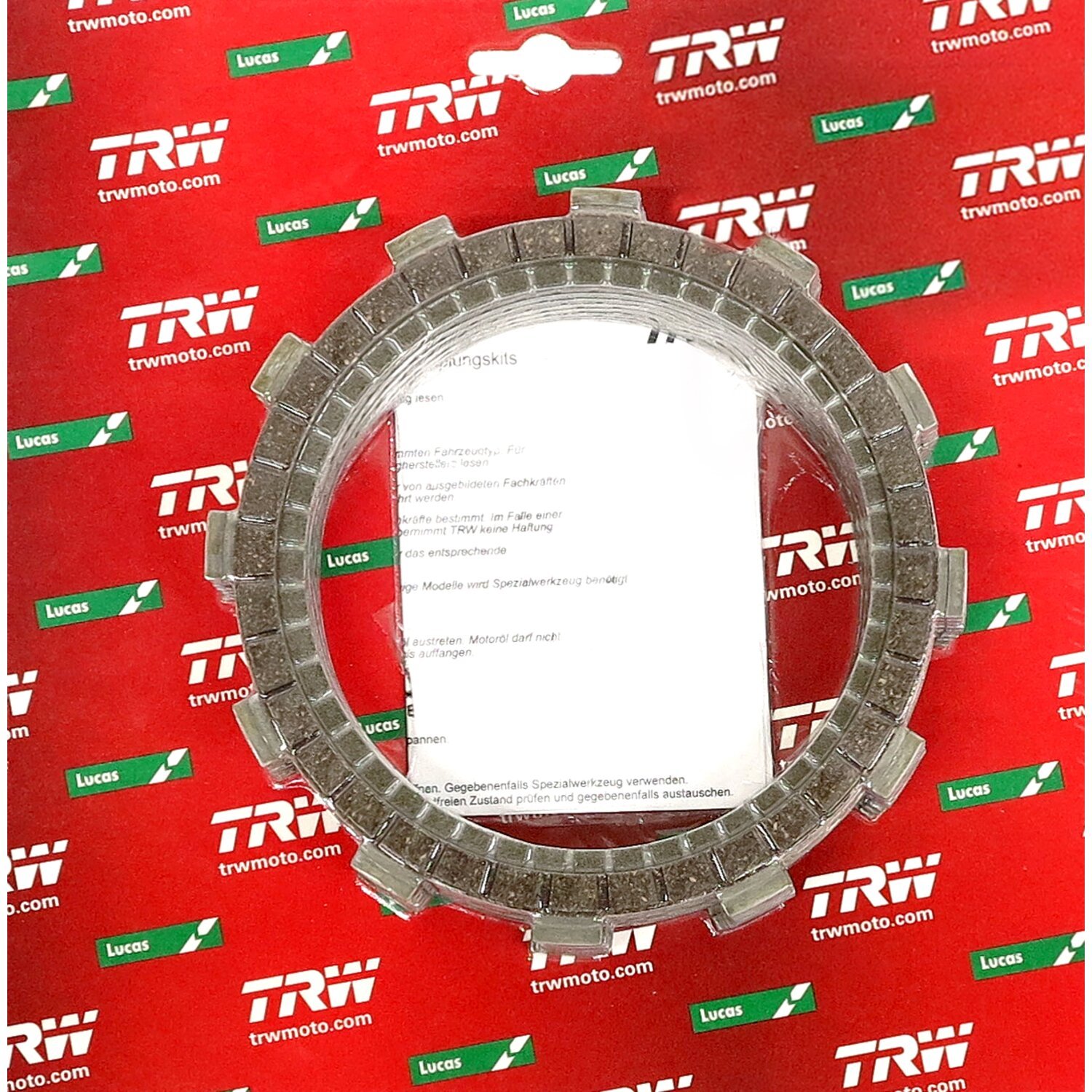 TRW clutch plate kit, frictions discs