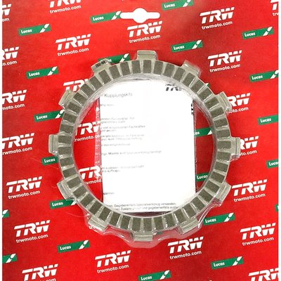 Precision friction discs with organic lining material; lining mixtures orientated towards the OEM specifications; improved power transfer through optimised dimensions