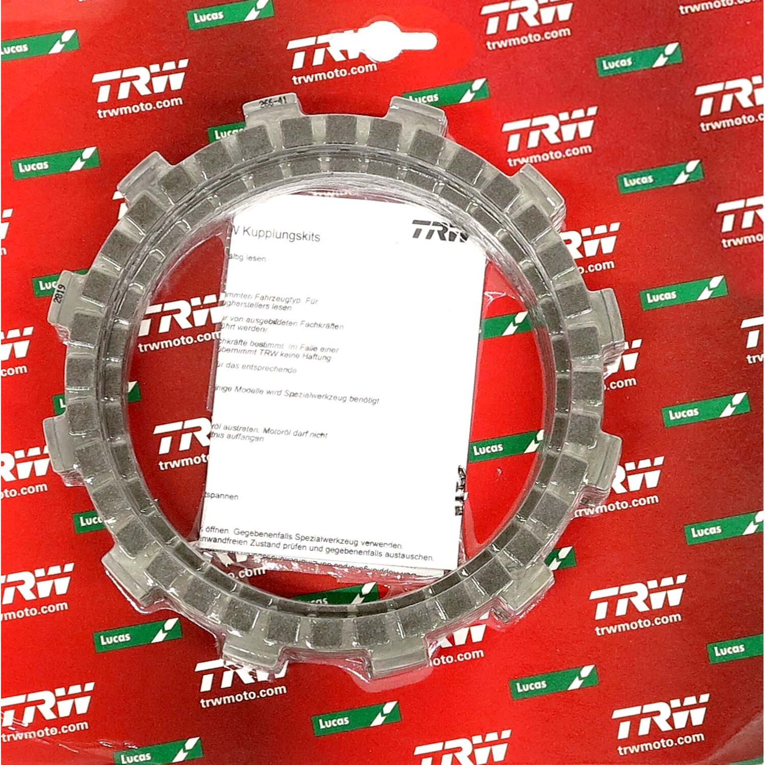 TRW clutch plate kit, frictions discs