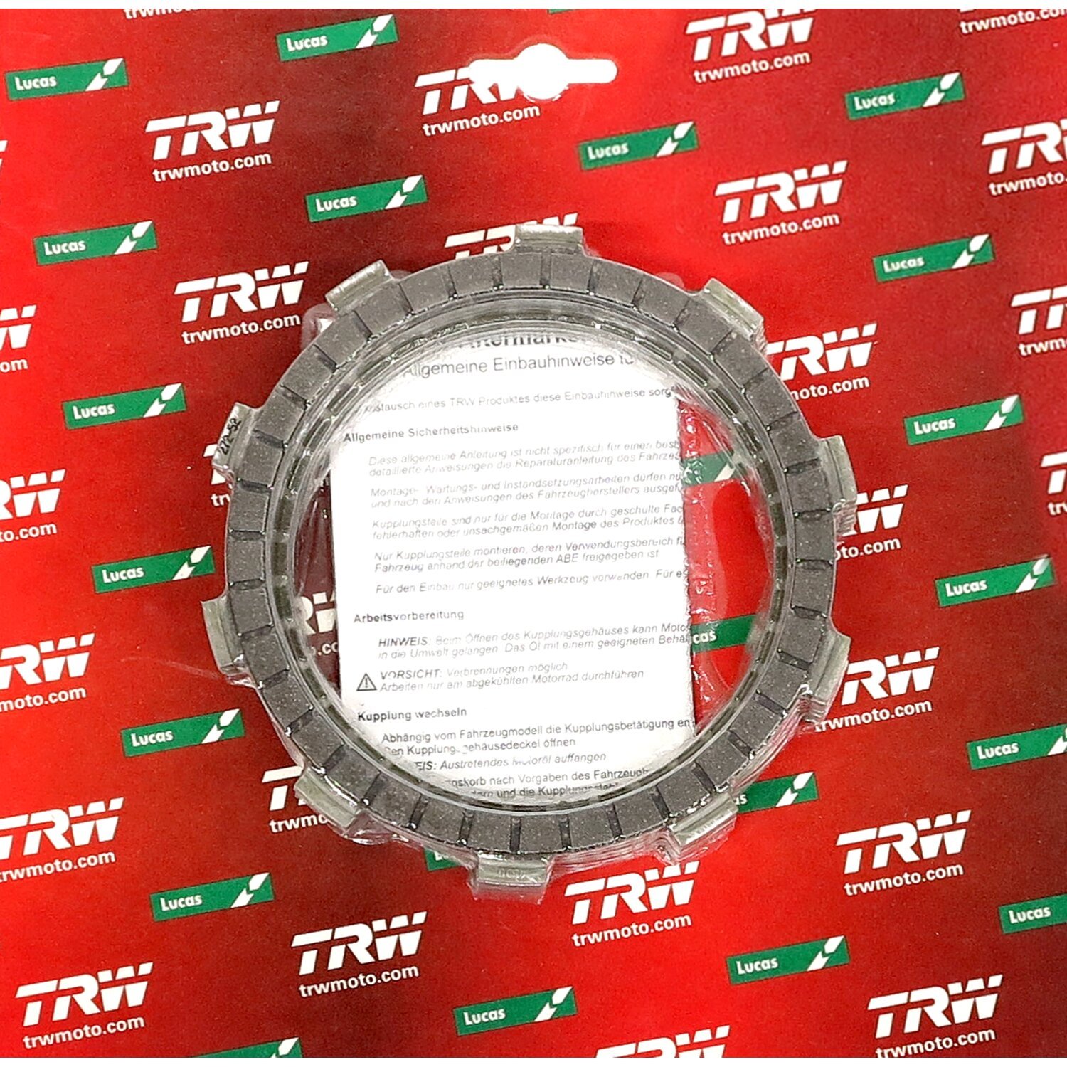 TRW clutch plate kit, frictions discs