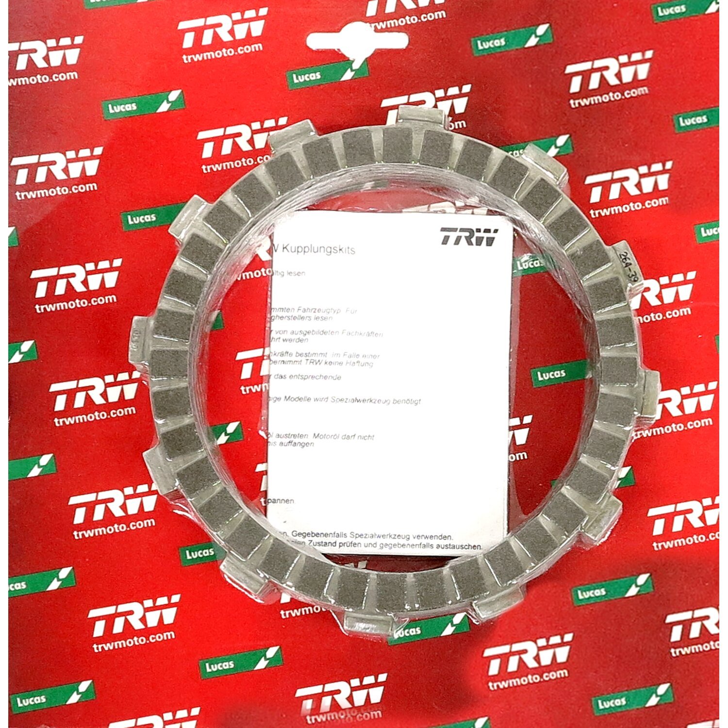 TRW clutch plate kit, frictions discs
