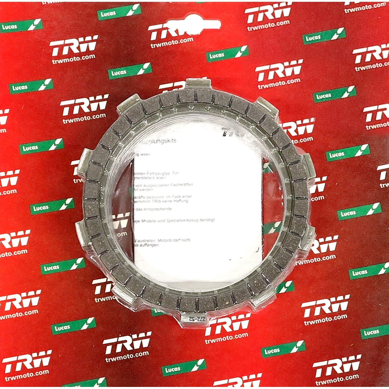 TRW clutch plate kit, frictions discs