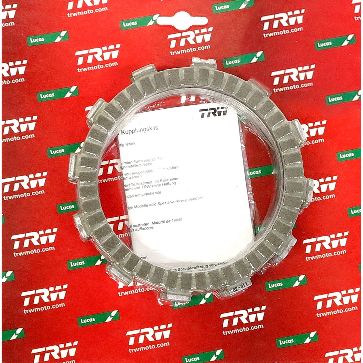 TRW clutch plate kit, frictions discs