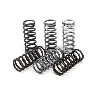 Clutch spring set with contact pressure and dimensions that correspond to the original