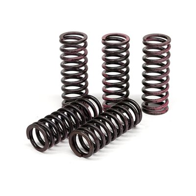 Clutch spring set with contact pressure and dimensions that correspond to the original