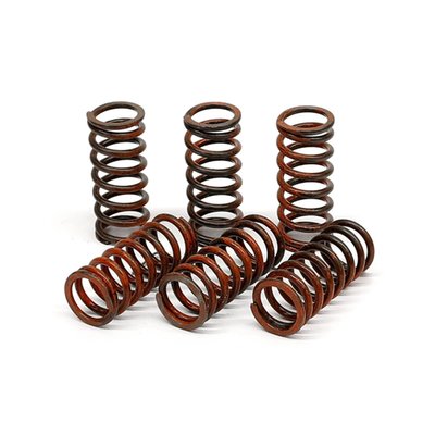 Clutch spring set with contact pressure and dimensions that correspond to the original